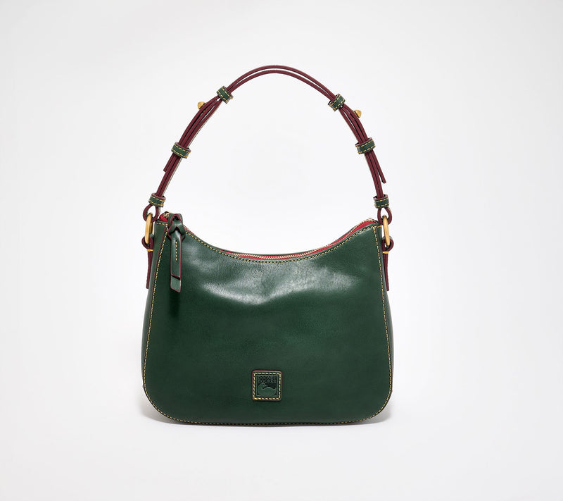 Dooney & Bourke Florentine Leather Small Kiley Hobo — View 19