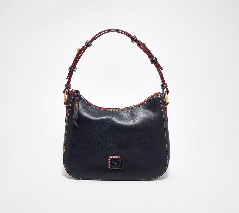 Dooney & Bourke Florentine Leather Small Kiley Hobo — View 20