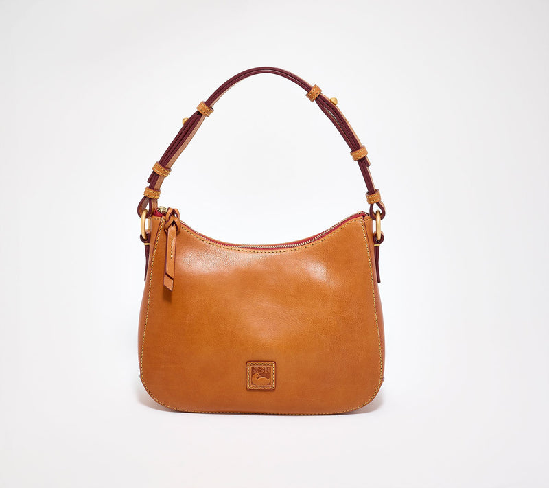 Dooney & Bourke Florentine Leather Small Kiley Hobo — View 21