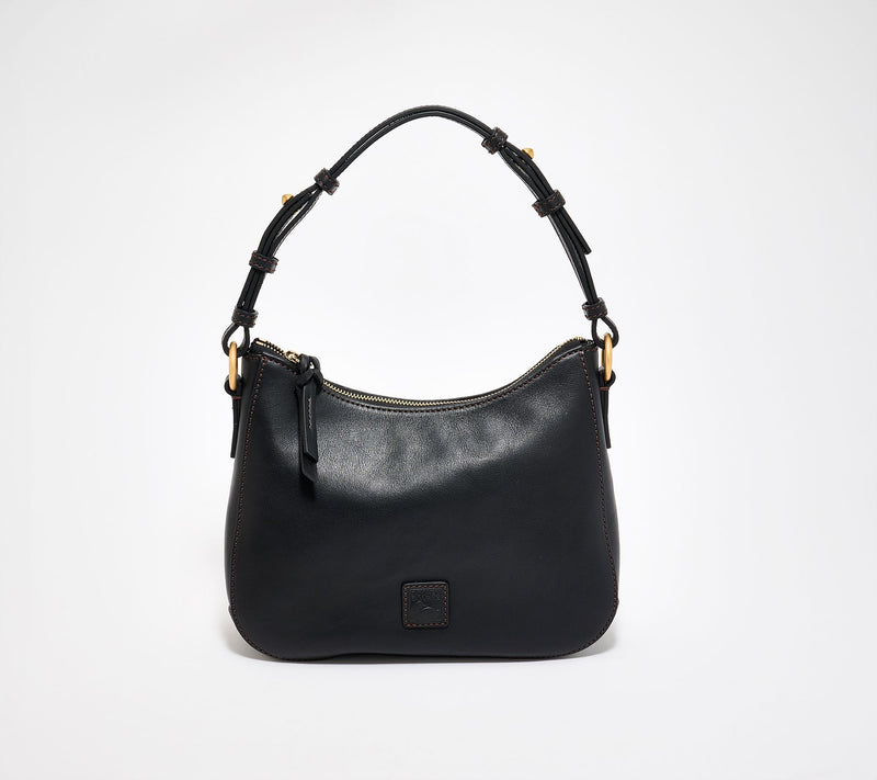 Dooney & Bourke Florentine Leather Small Kiley Hobo — View 22