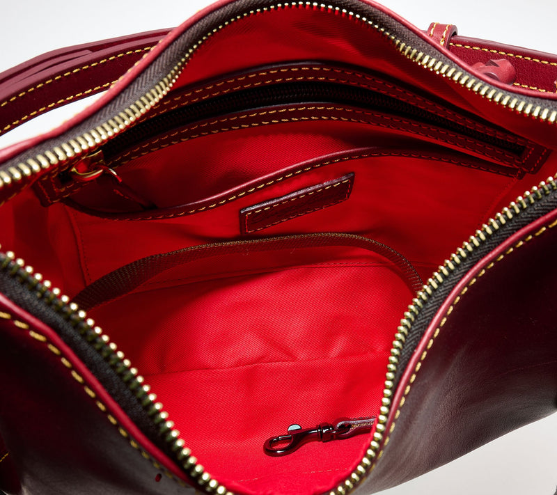 Dooney & Bourke Florentine Leather Small Kiley Hobo — View 6