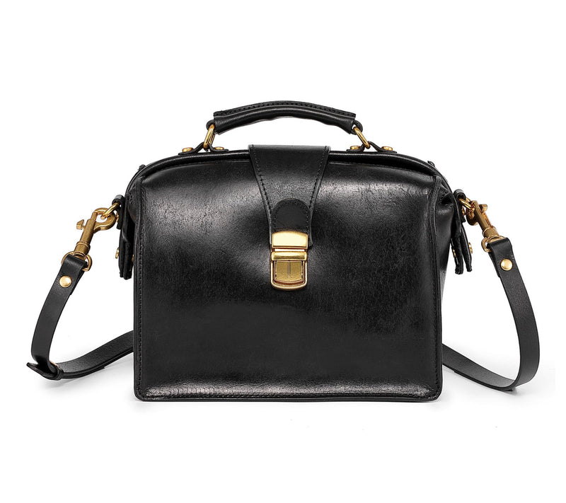 Old Trend Doctor Transport Leather Satchel w/ Crossbody Strap — View 13