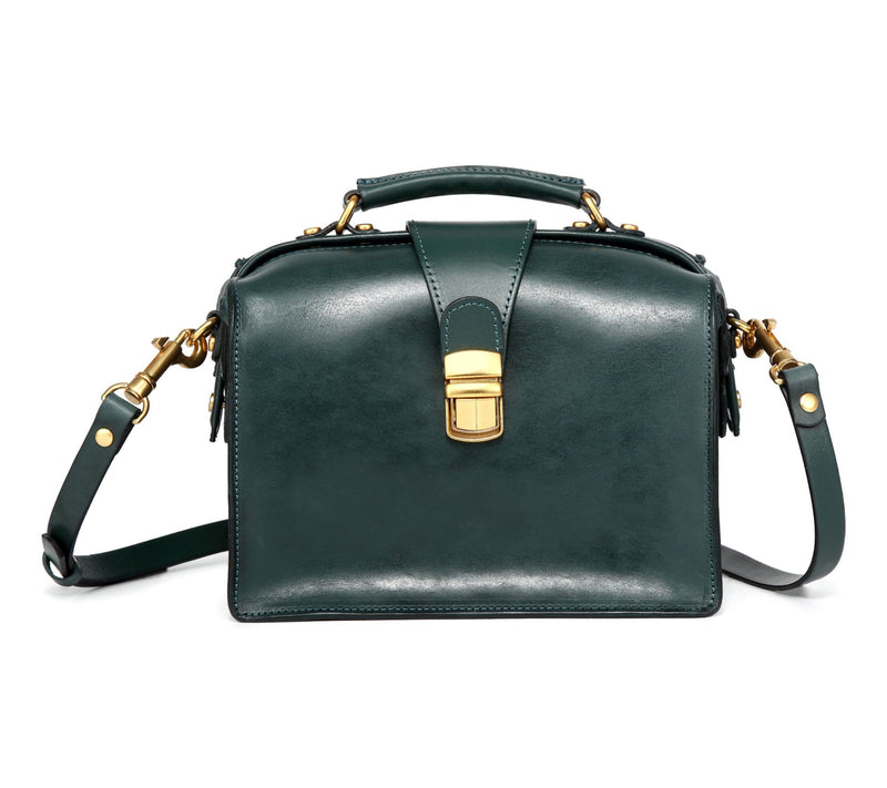 Old Trend Doctor Transport Leather Satchel w/ Crossbody Strap — View 15