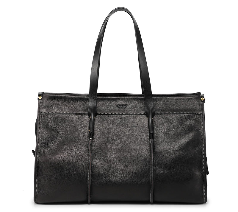 Old Trend Spring Hill Leather Weekender with Shoulder Strap — View 13