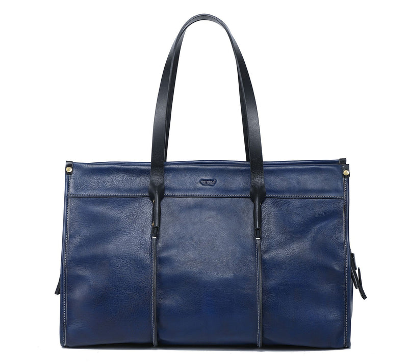 Old Trend Spring Hill Leather Weekender with Shoulder Strap — View 15