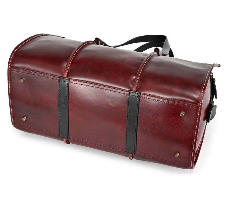 Old Trend Spring Hill Leather Weekender with Shoulder Strap — View 4