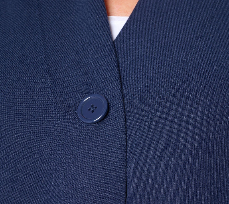 Denim & Co. Essentials Heavenly Jersey Wrap Cardigan with Closure — View 6