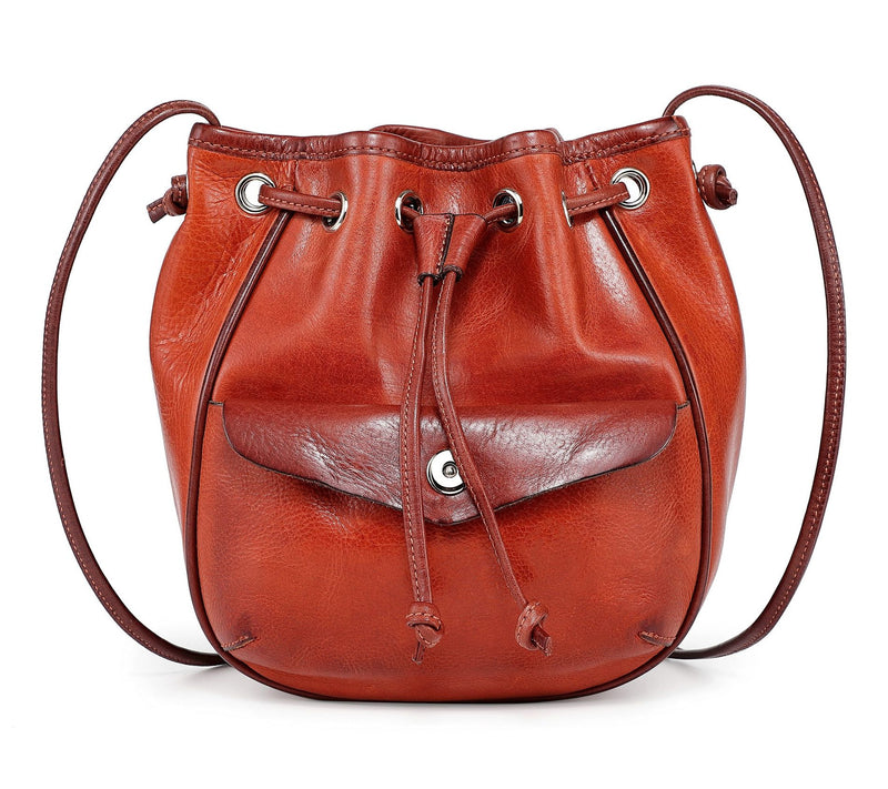 Old Trend Snapper Leather Convertible Bucket Crossbody — View 16