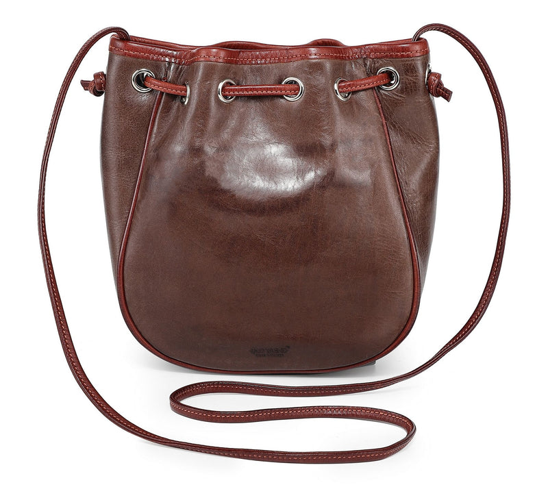 Old Trend Snapper Leather Convertible Bucket Crossbody — View 3