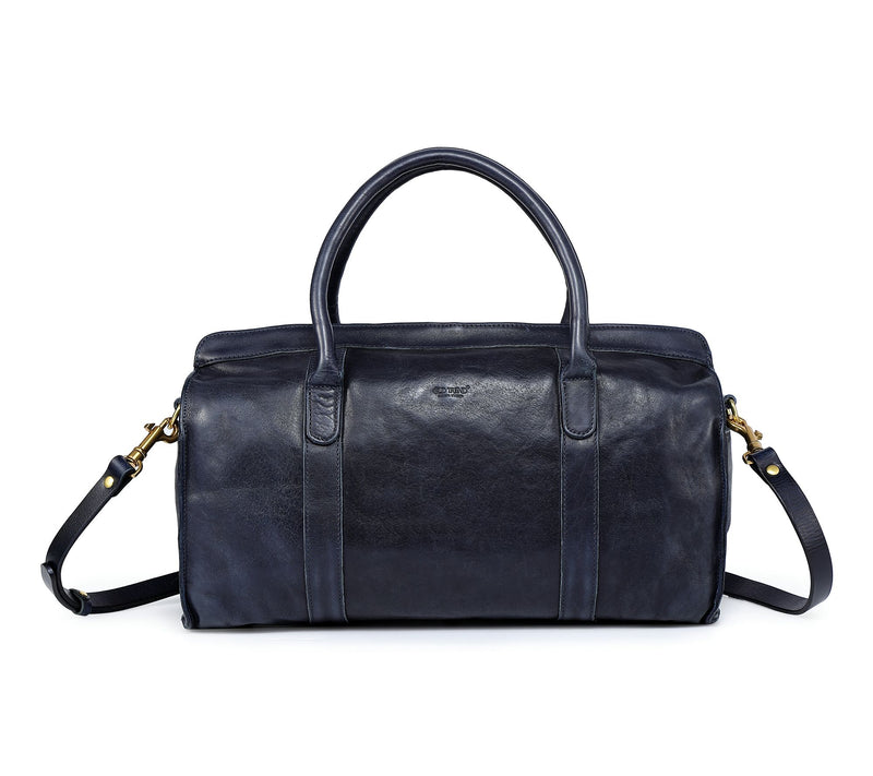 Old Trend Larkspur Leather Satchel with Shoulder Strap — View 14