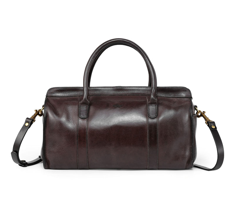 Old Trend Larkspur Leather Satchel with Shoulder Strap — View 15