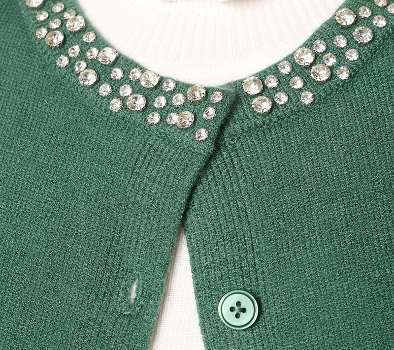 Susan Graver Embellished Sweater Lady Jacket — View 6