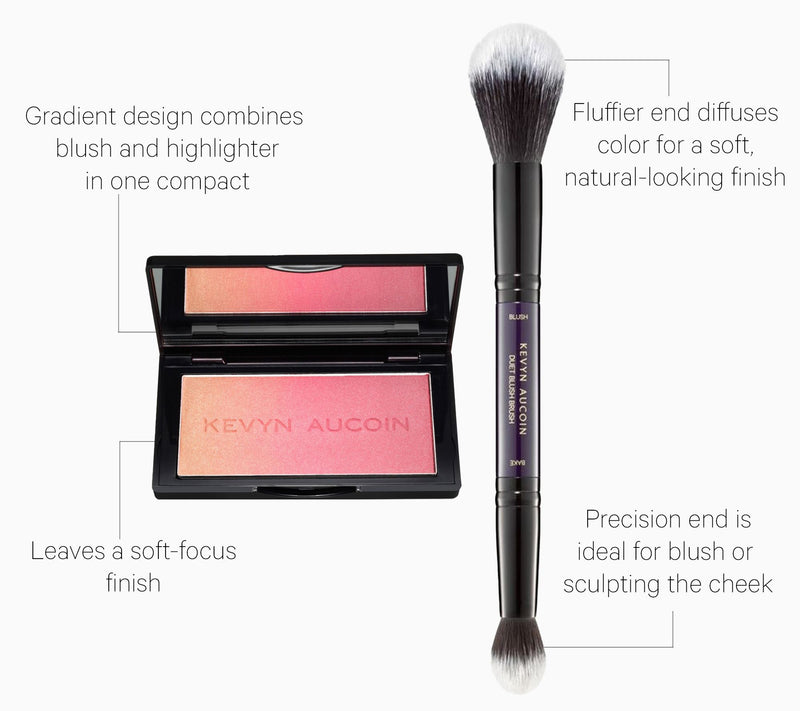 Kevyn Aucoin Neo Nights Gradient Blush & Blush Brush Set — View 11
