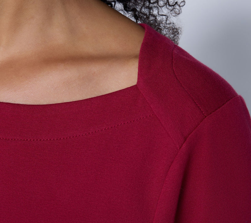 Denim & Co. Essentials Regular Perfect Jersey Boat Neck Tunic — View 6