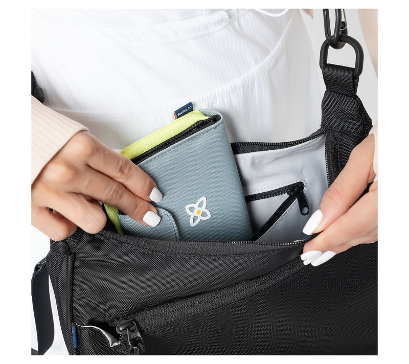 Sherpani Mina Crescent Shoulder w/ Locking Zipper & Crossbody — View 8