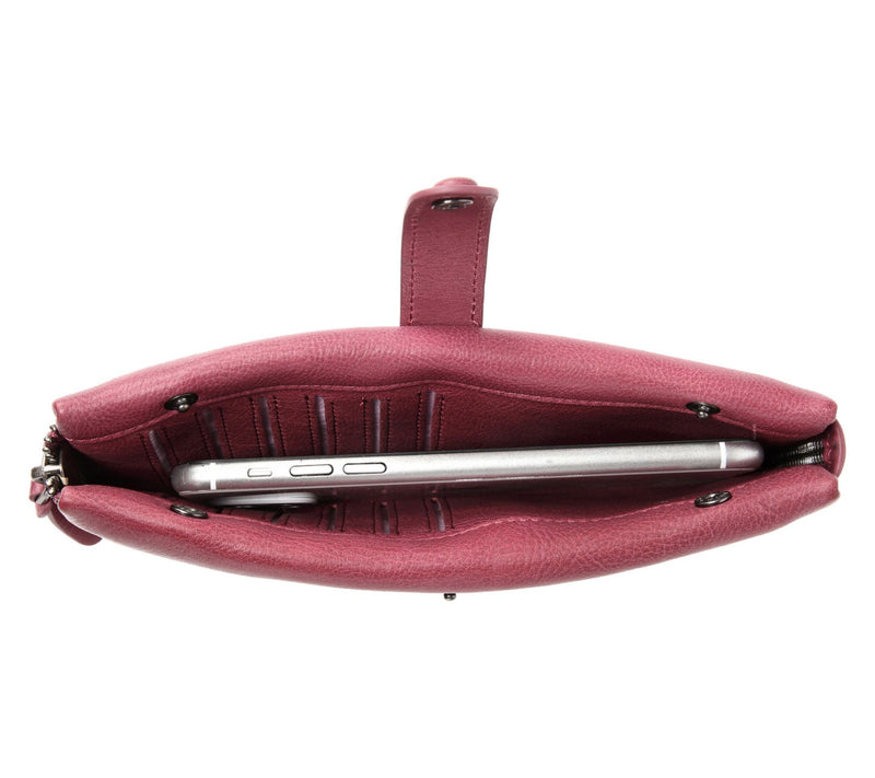 Old Trend Snapper Leather Wristlet Wallet — View 5