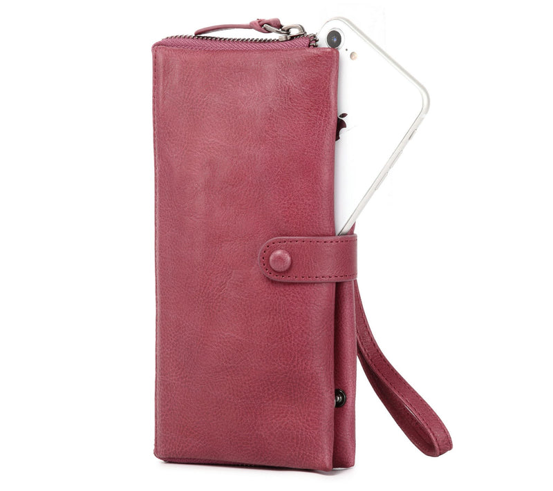 Old Trend Snapper Leather Wristlet Wallet — View 3