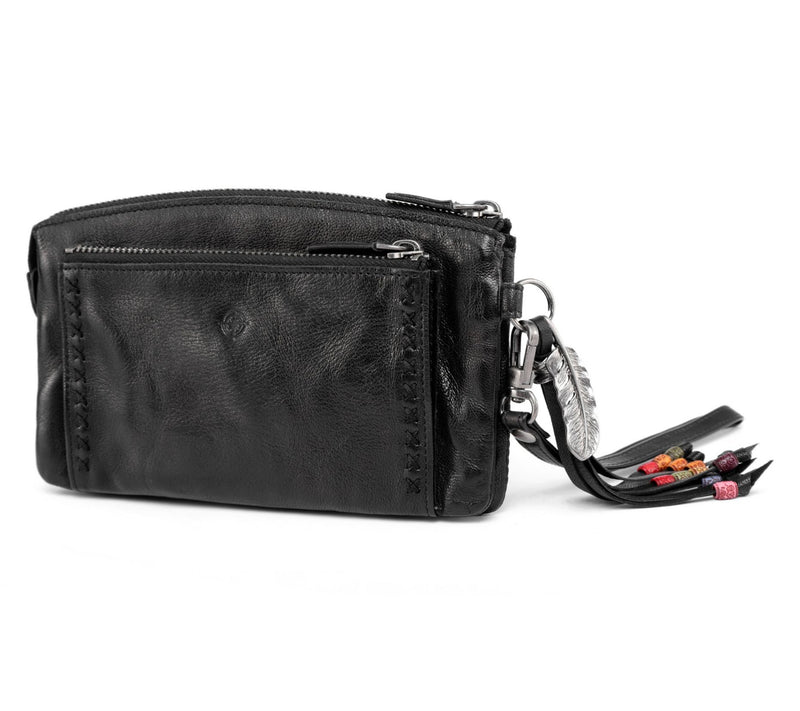 Old Trend Bluebell Leather Clutch — View 5