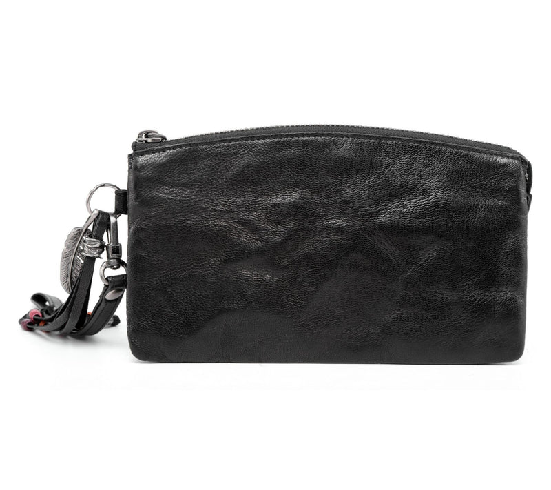 Old Trend Bluebell Leather Clutch — View 3