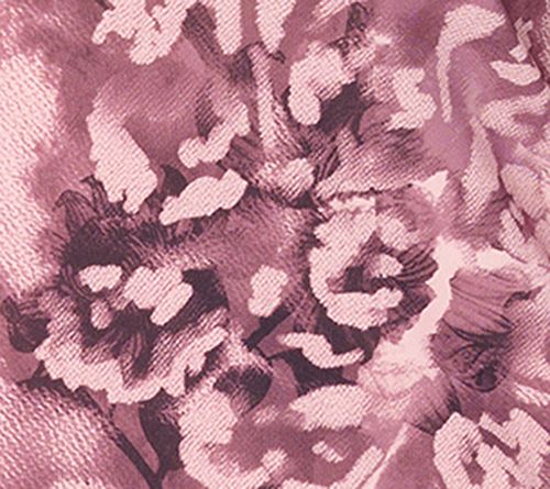 LOGO Layers by Lori Goldstein Printed Mock Neck Mesh Top — Main view