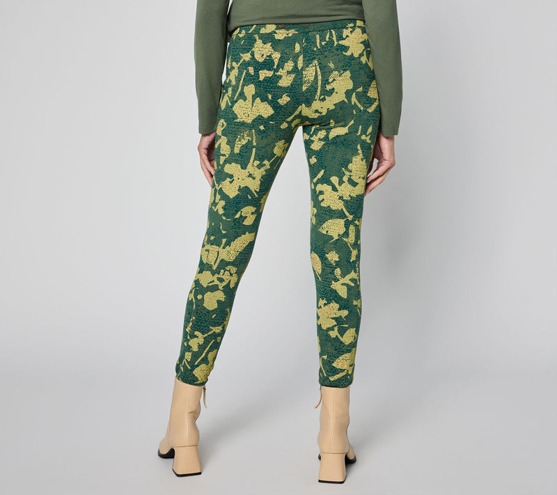 LOGO Layers by Lori Goldstein Petite Printed Leggings with Pockets — View 12