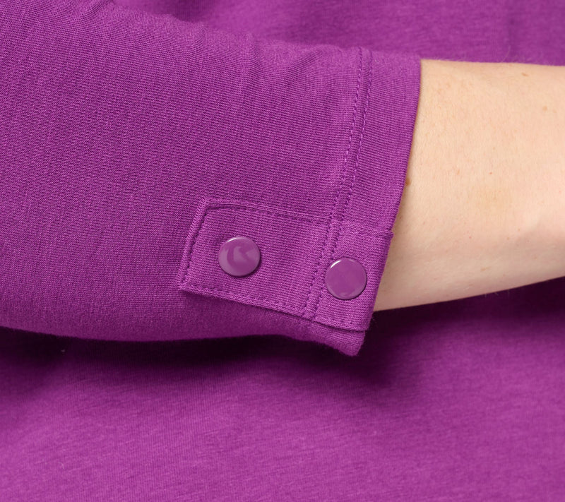 Denim & Co. Essentials Favorite Jersey V-Neck Tunic — View 6