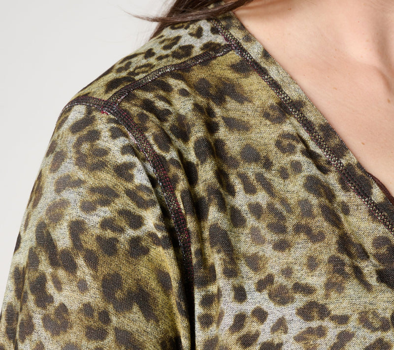 Women with Control Open Front Reversible Wrap Cardigan — View 11