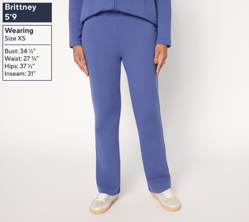 Women with Control Petite Casa Cozy Wide Leg Pants — View 3