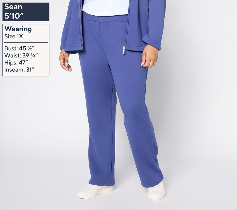Women with Control Petite Casa Cozy Wide Leg Pants — View 2