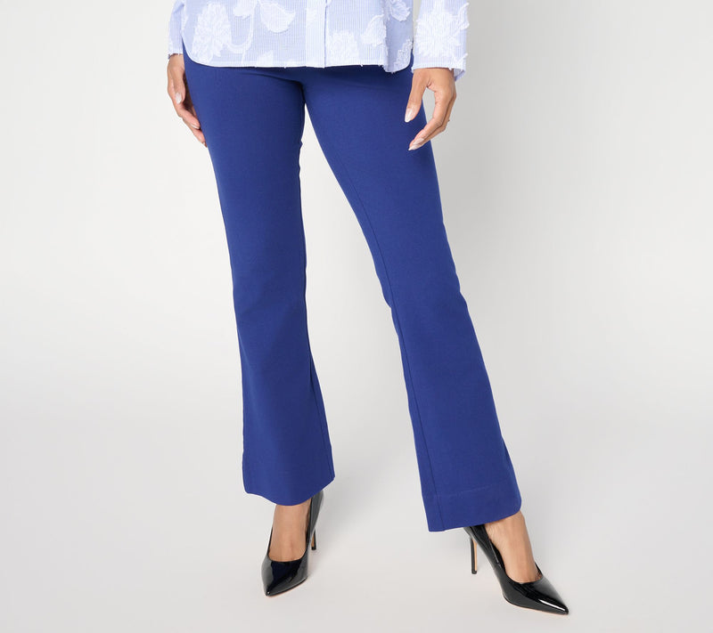 Women with Control Regular 86/14 Full Length Slim Flare Pants — Main view