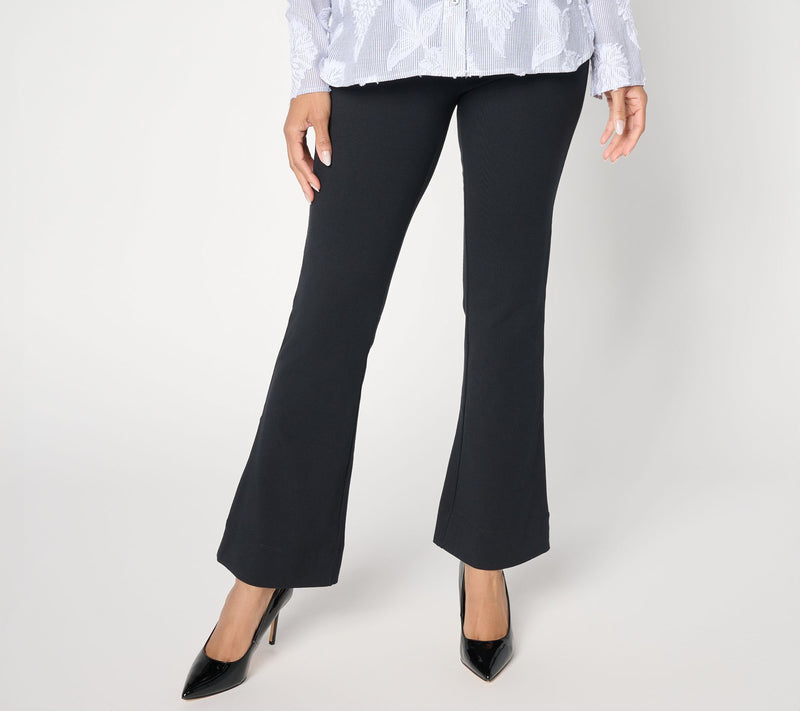 Women with Control Regular 86/14 Full Length Slim Flare Pants — View 10