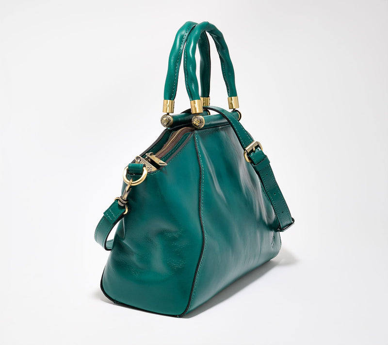Patricia Nash Leather Holland Top Handle Satchel — View 2