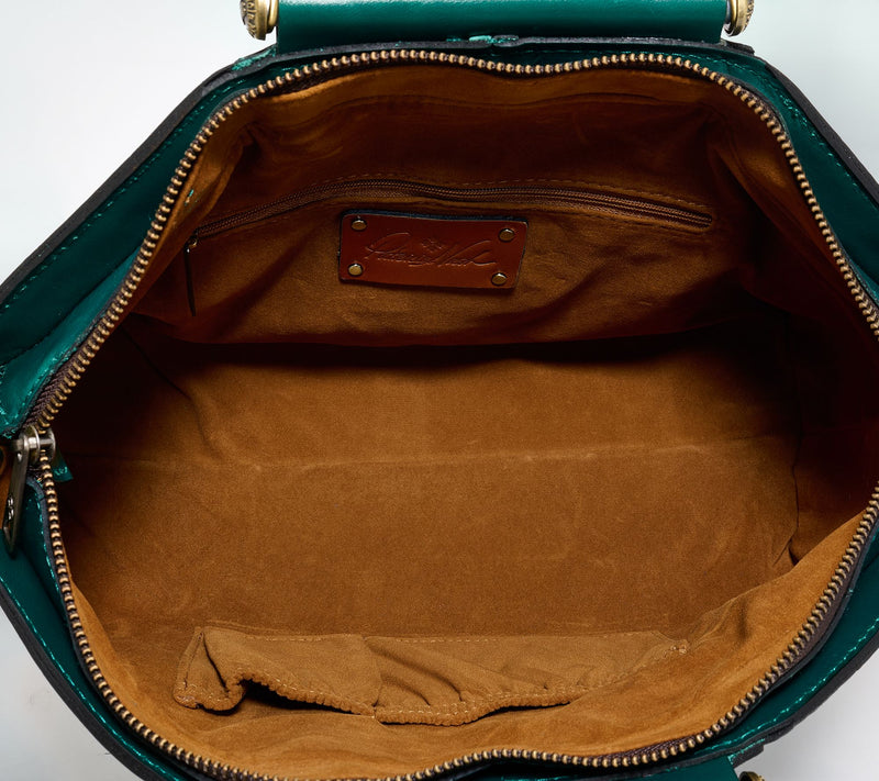 Patricia Nash Leather Holland Top Handle Satchel — View 4