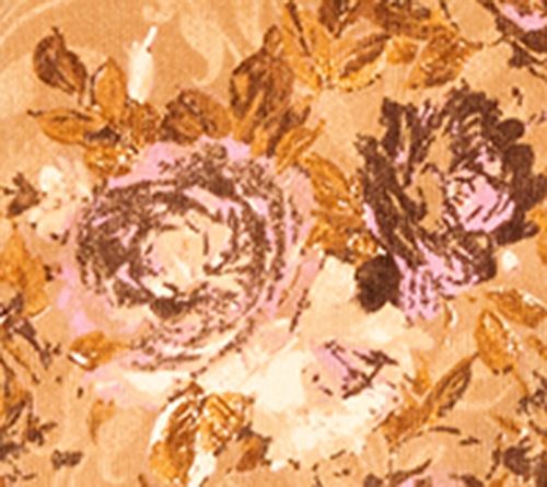 Joan Rivers Printed Floral Corduroy Snap Front Shirt — Main view