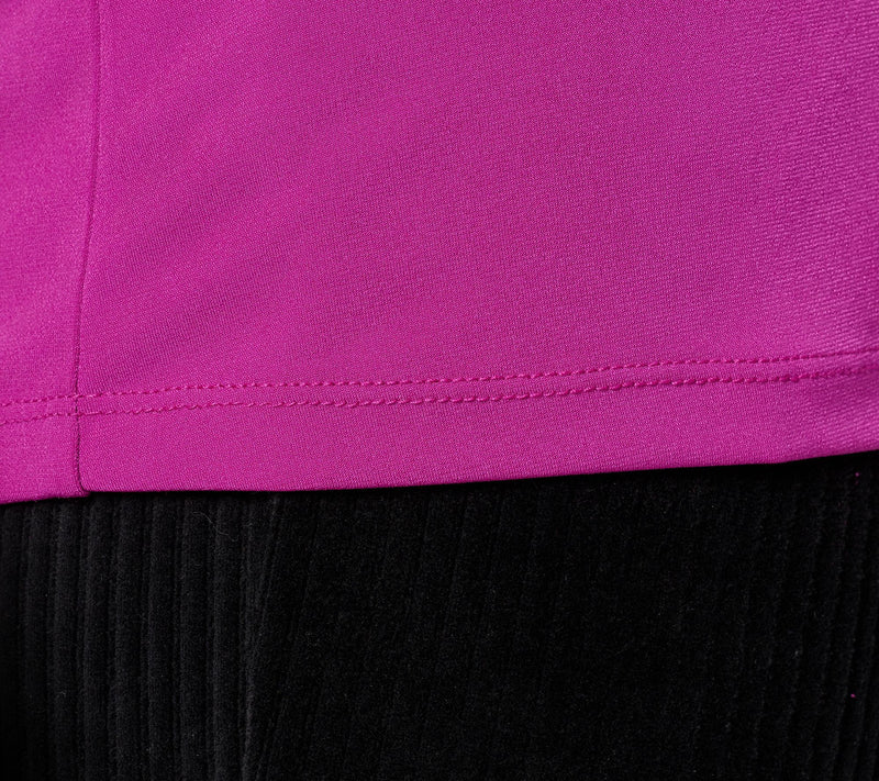 Susan Graver Essentials Liquid Knit V-Neck Top with Long Sleeves — View 6