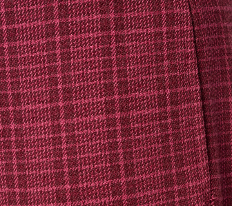 Susan Graver Regular Plaid Jacquard Knit Straight Leg Pants — View 6