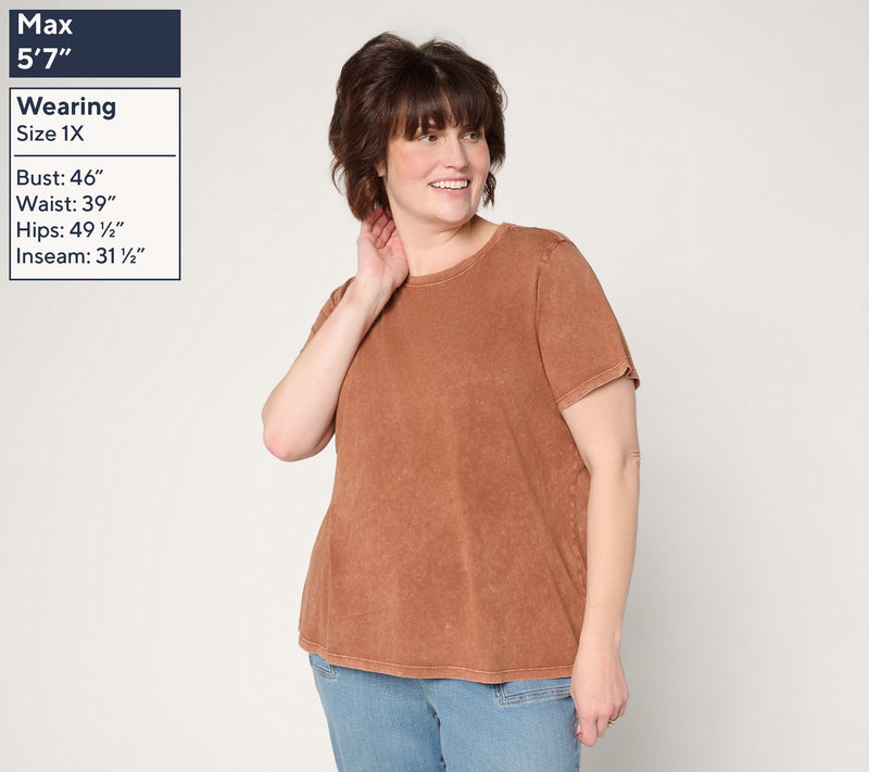 LOGO Principles by Lori Goldstein Set of 3 Crew Neck Tops — View 2