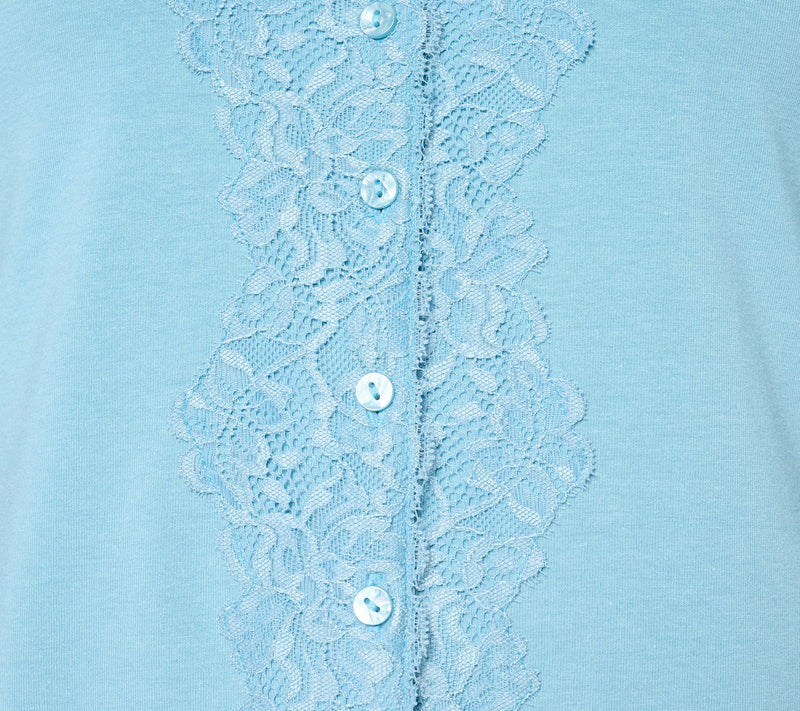 Me by Jennie Garth Astor Long-Sleeve Lace Detail Top — View 6