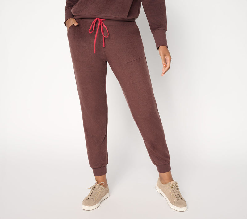 Mally Roncal Regular Cozy Plush Ankle Length Joggers — View 11