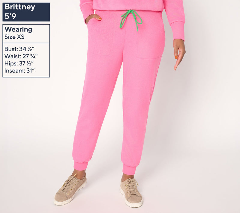 Mally Roncal Regular Cozy Plush Ankle Length Joggers — View 3