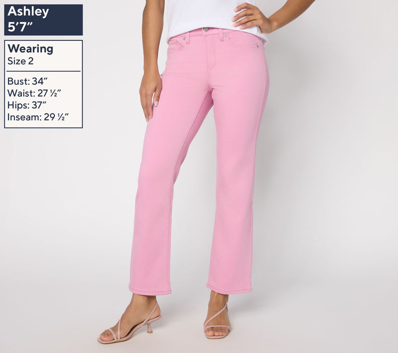NYDJ Sure Stretch Ellison Straight-Leg Jeans - Regular — View 12