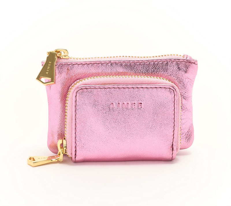Aimee Kestenberg Mini Maverick Leather Zip Wallet — View 15