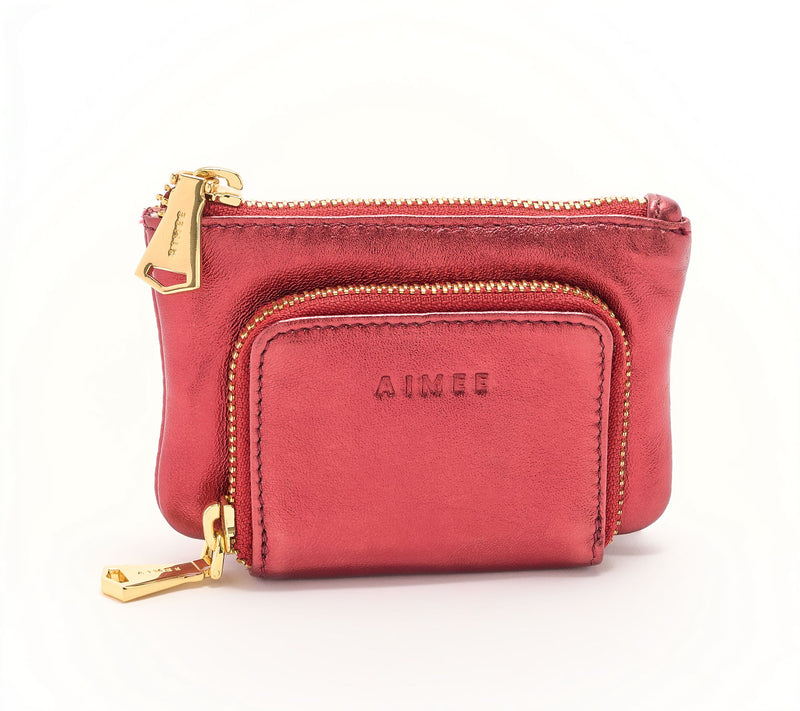 Aimee Kestenberg Mini Maverick Leather Zip Wallet — View 16