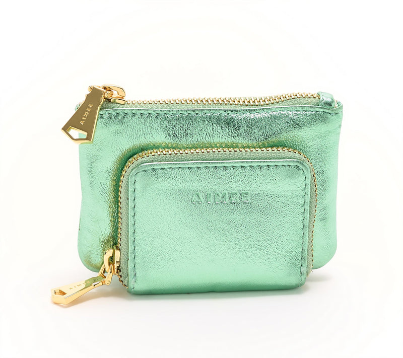 Aimee Kestenberg Mini Maverick Leather Zip Wallet — View 4