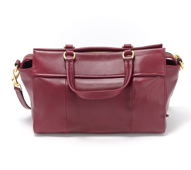 Aimee Kestenberg Weekend Worn Leather Satchel — View 14