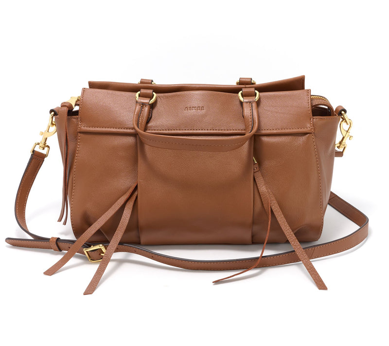 Aimee Kestenberg Weekend Worn Leather Satchel — View 5