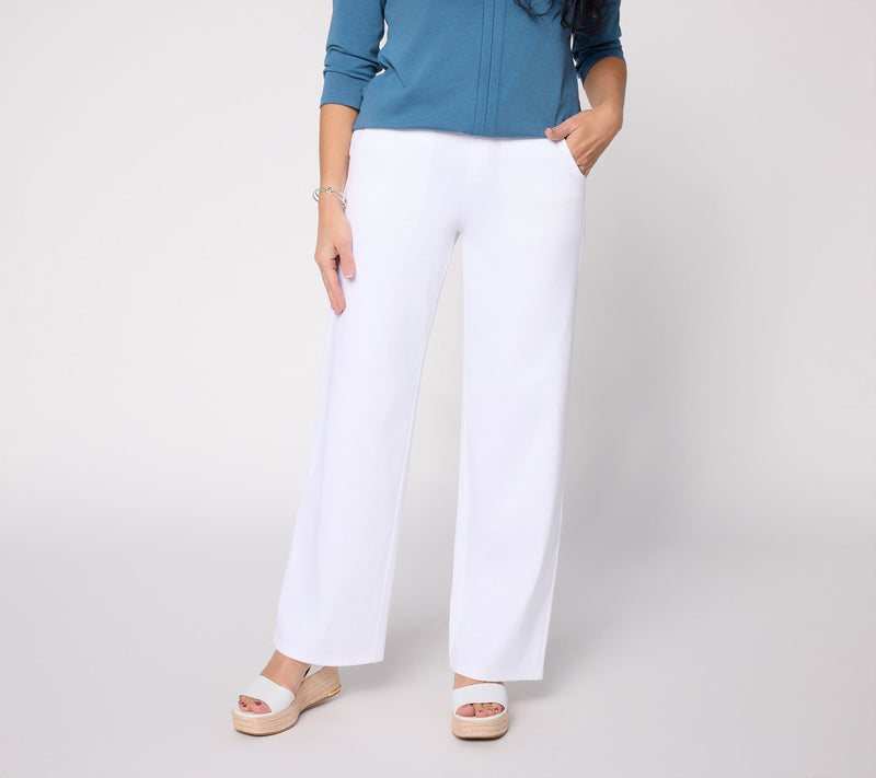 Denim & Co. Tall Comfy Knit Air Wide Leg Pants with Pockets — View 13