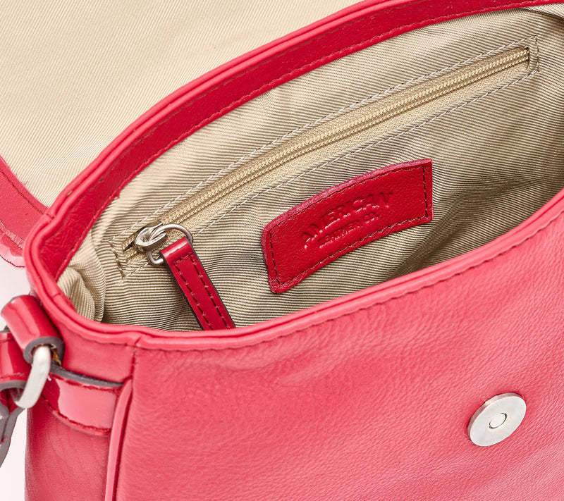 American Leather Co. Fairfield Leather Crossbody — View 6