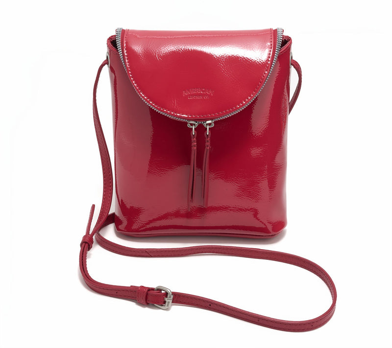 American Leather Co. Hampton Large Zip Around Crossbody — View 11