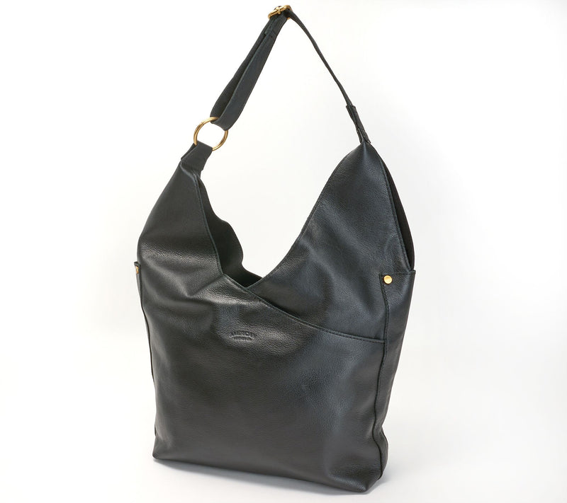 American Leather Co. Aly Leather Adjustable Strap Hobo — View 2